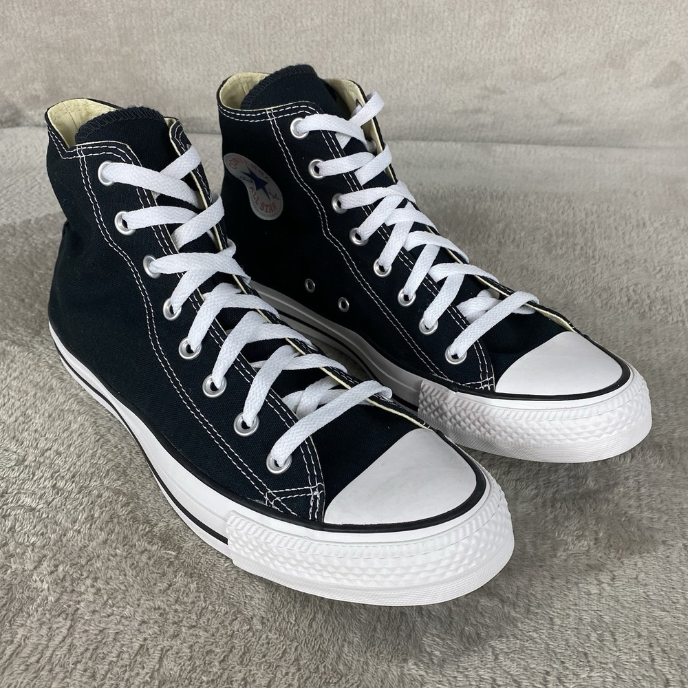 Converse Chuck Taylor Mens Hi Top Shoes Size 11 Black Canvas Sneakers NEW